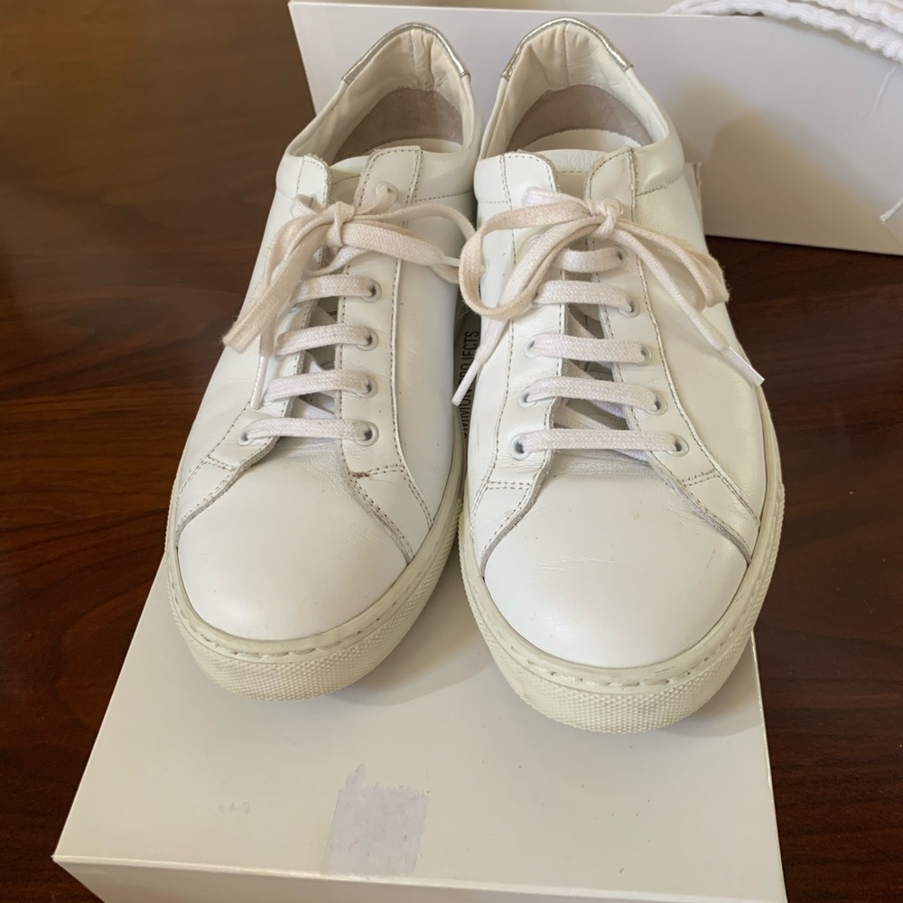 Women’s common project tennis shoes